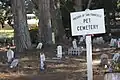 Pet cemetery.