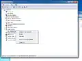 Once the device manager is open, there will be a menu expended for 'Other Devices' with the Arduino's model name underneath it. Right click the name and select 'Update Driver Software...'
